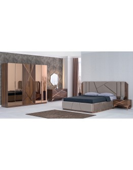 Elmas Yatak Odası Ceviz